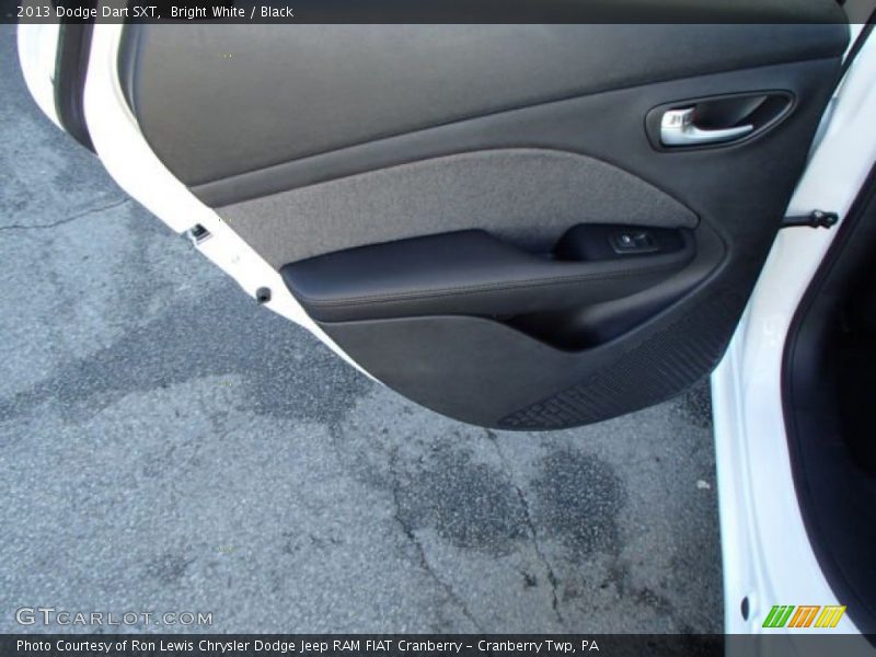 Bright White / Black 2013 Dodge Dart SXT