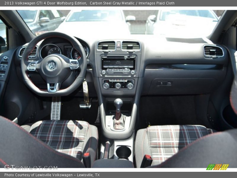 Carbon Steel Gray Metallic / Interlagos Plaid Cloth 2013 Volkswagen GTI 4 Door Wolfsburg Edition