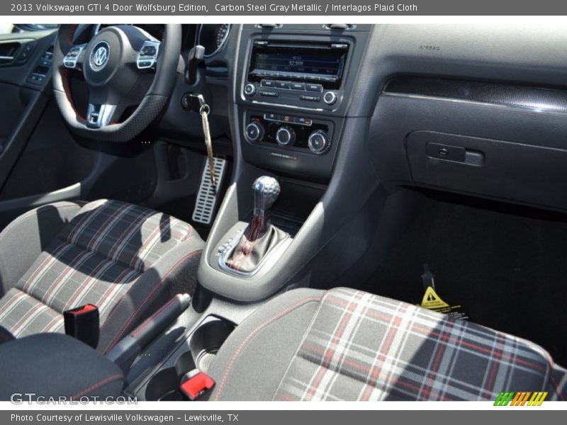 Carbon Steel Gray Metallic / Interlagos Plaid Cloth 2013 Volkswagen GTI 4 Door Wolfsburg Edition
