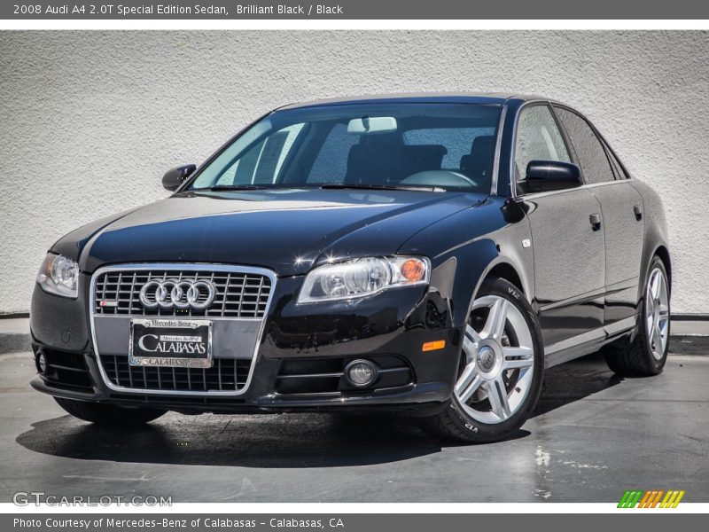 Brilliant Black / Black 2008 Audi A4 2.0T Special Edition Sedan