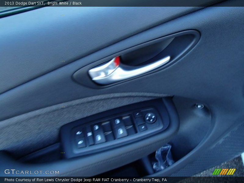 Bright White / Black 2013 Dodge Dart SXT