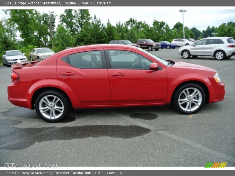 Redline 2 Pearl / Black/Red 2011 Dodge Avenger Mainstreet