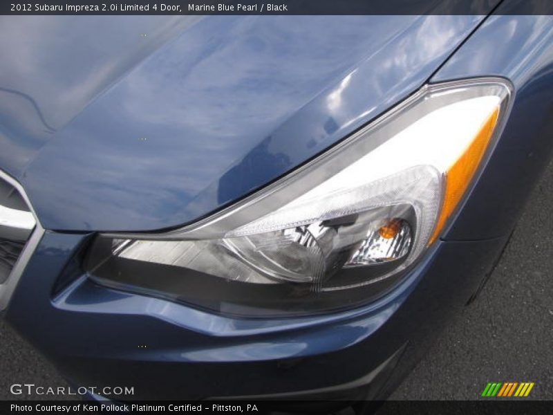 Marine Blue Pearl / Black 2012 Subaru Impreza 2.0i Limited 4 Door