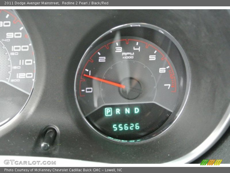 Redline 2 Pearl / Black/Red 2011 Dodge Avenger Mainstreet