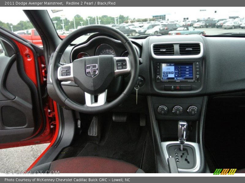 Redline 2 Pearl / Black/Red 2011 Dodge Avenger Mainstreet