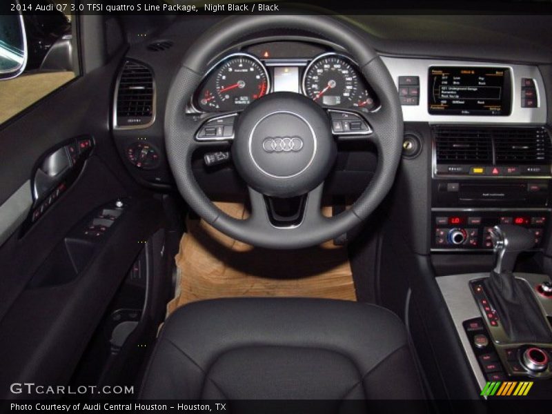 Night Black / Black 2014 Audi Q7 3.0 TFSI quattro S Line Package
