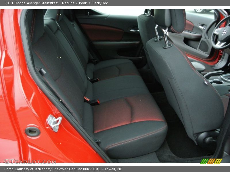 Redline 2 Pearl / Black/Red 2011 Dodge Avenger Mainstreet