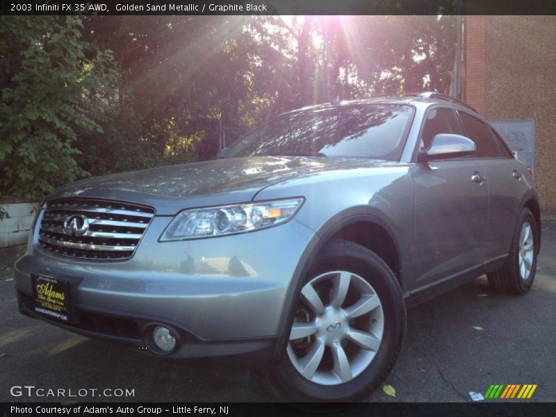 Golden Sand Metallic / Graphite Black 2003 Infiniti FX 35 AWD