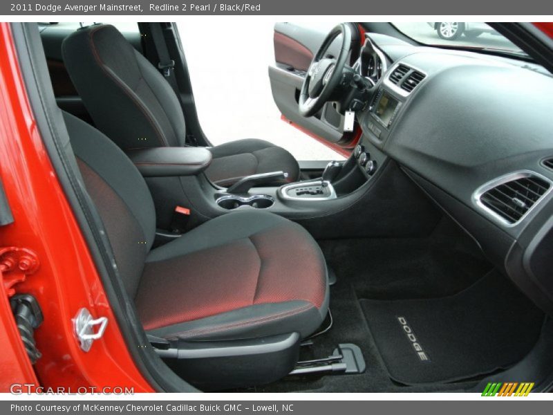 Redline 2 Pearl / Black/Red 2011 Dodge Avenger Mainstreet