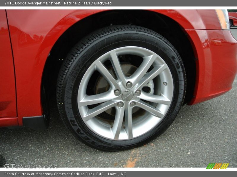 Redline 2 Pearl / Black/Red 2011 Dodge Avenger Mainstreet