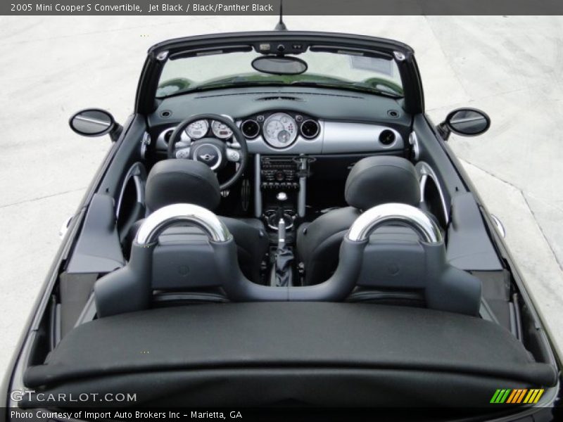  2005 Cooper S Convertible Black/Panther Black Interior
