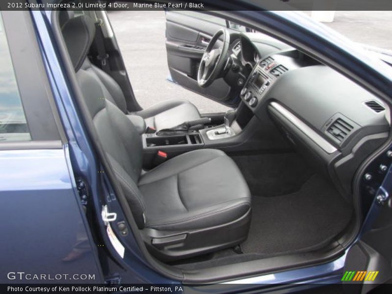 Marine Blue Pearl / Black 2012 Subaru Impreza 2.0i Limited 4 Door