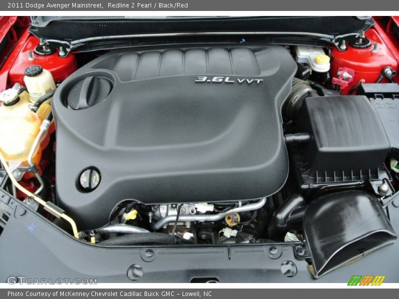 Redline 2 Pearl / Black/Red 2011 Dodge Avenger Mainstreet