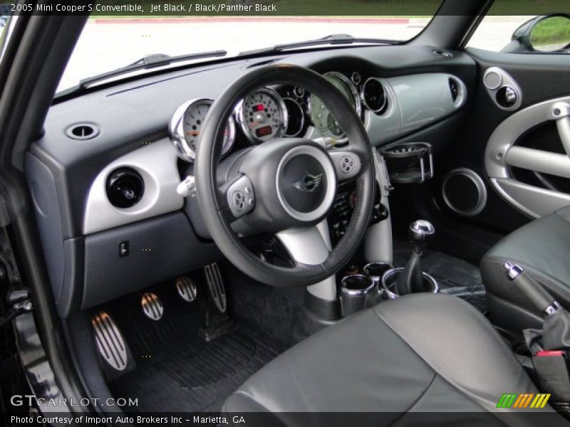 Black/Panther Black Interior - 2005 Cooper S Convertible 