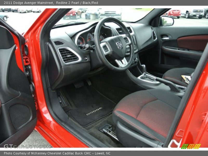 Redline 2 Pearl / Black/Red 2011 Dodge Avenger Mainstreet