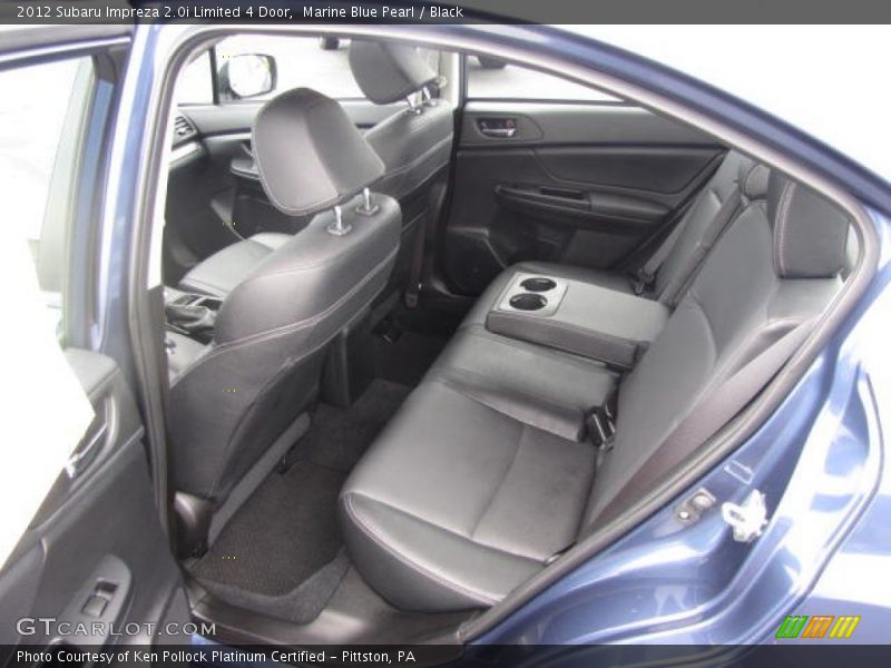 Marine Blue Pearl / Black 2012 Subaru Impreza 2.0i Limited 4 Door