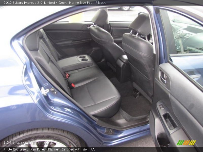 Marine Blue Pearl / Black 2012 Subaru Impreza 2.0i Limited 4 Door