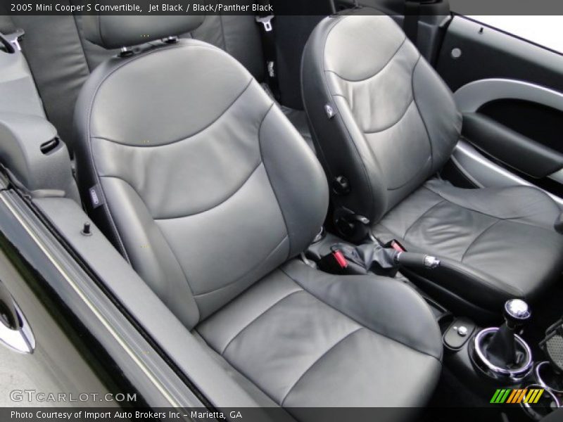 Front Seat of 2005 Cooper S Convertible