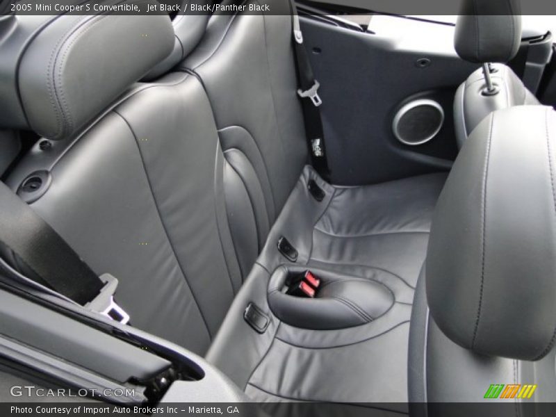 Rear Seat of 2005 Cooper S Convertible