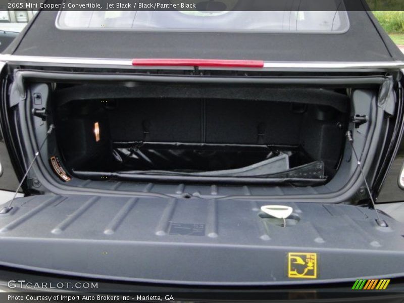  2005 Cooper S Convertible Trunk