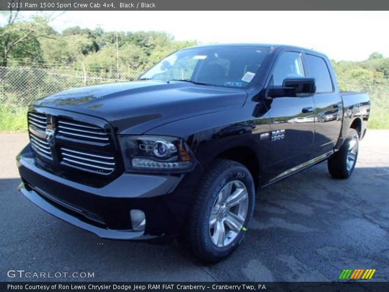 Black / Black 2013 Ram 1500 Sport Crew Cab 4x4