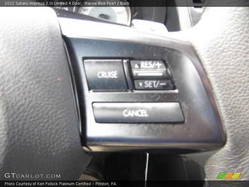 Marine Blue Pearl / Black 2012 Subaru Impreza 2.0i Limited 4 Door
