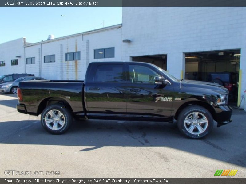 Black / Black 2013 Ram 1500 Sport Crew Cab 4x4