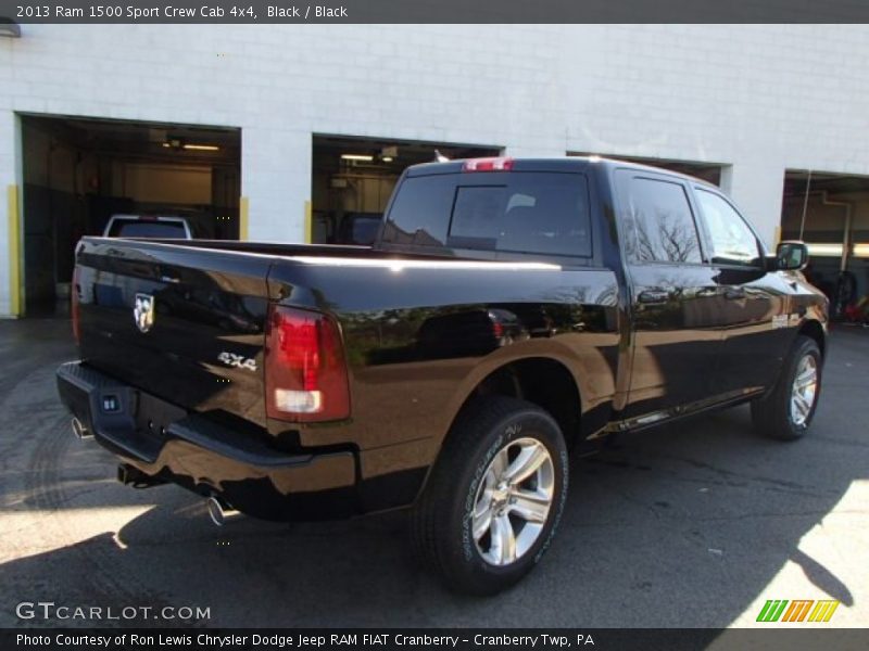 Black / Black 2013 Ram 1500 Sport Crew Cab 4x4