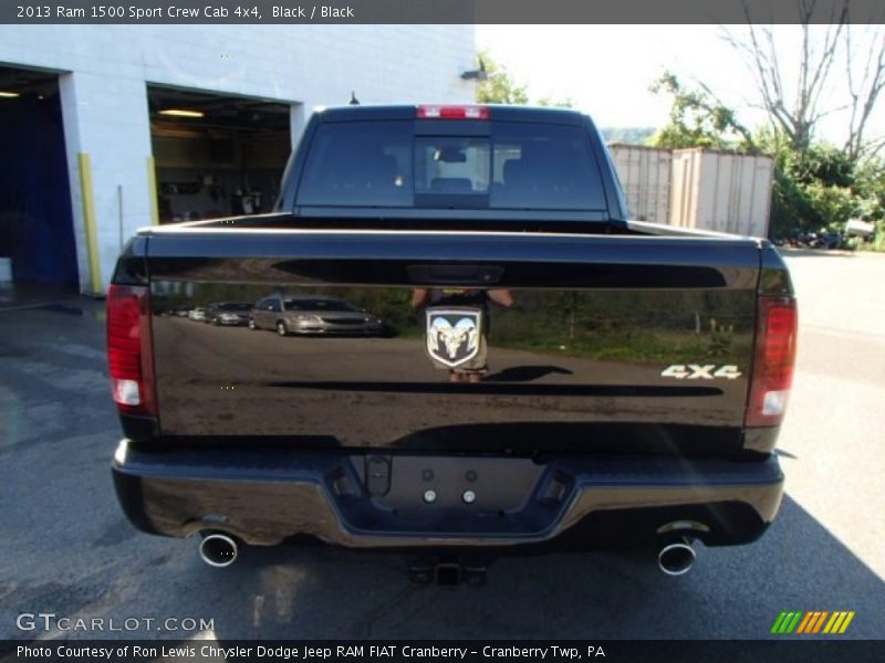 Black / Black 2013 Ram 1500 Sport Crew Cab 4x4