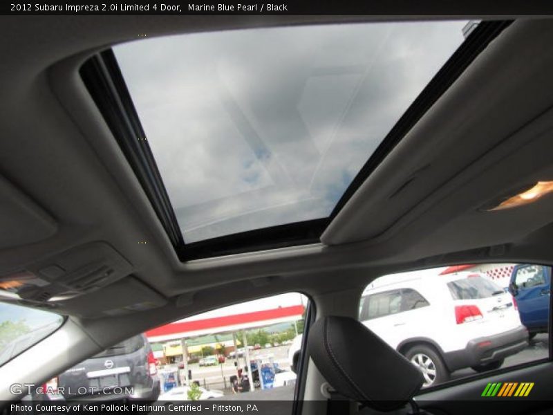 Marine Blue Pearl / Black 2012 Subaru Impreza 2.0i Limited 4 Door