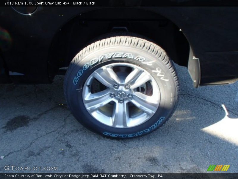 Black / Black 2013 Ram 1500 Sport Crew Cab 4x4