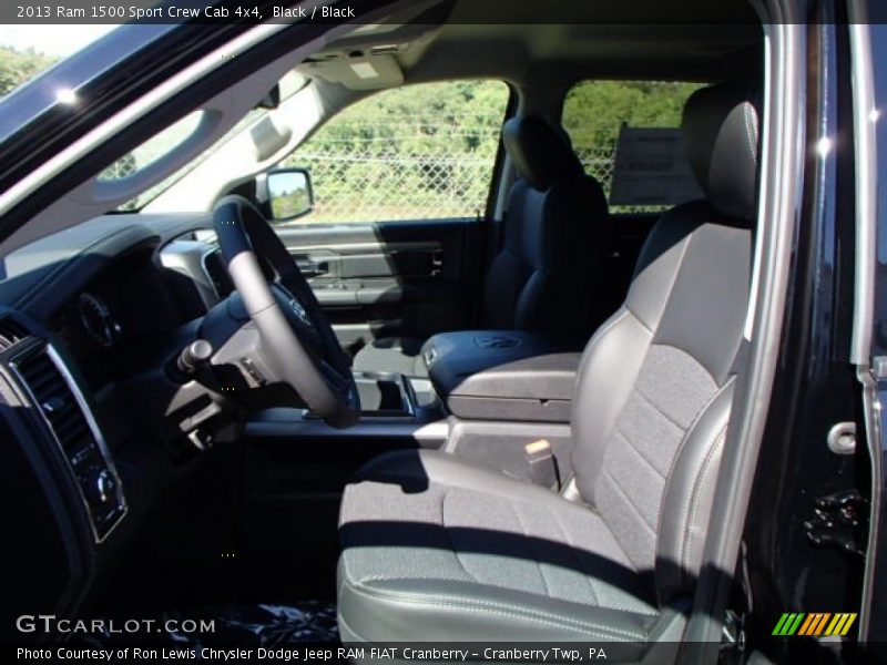 Black / Black 2013 Ram 1500 Sport Crew Cab 4x4