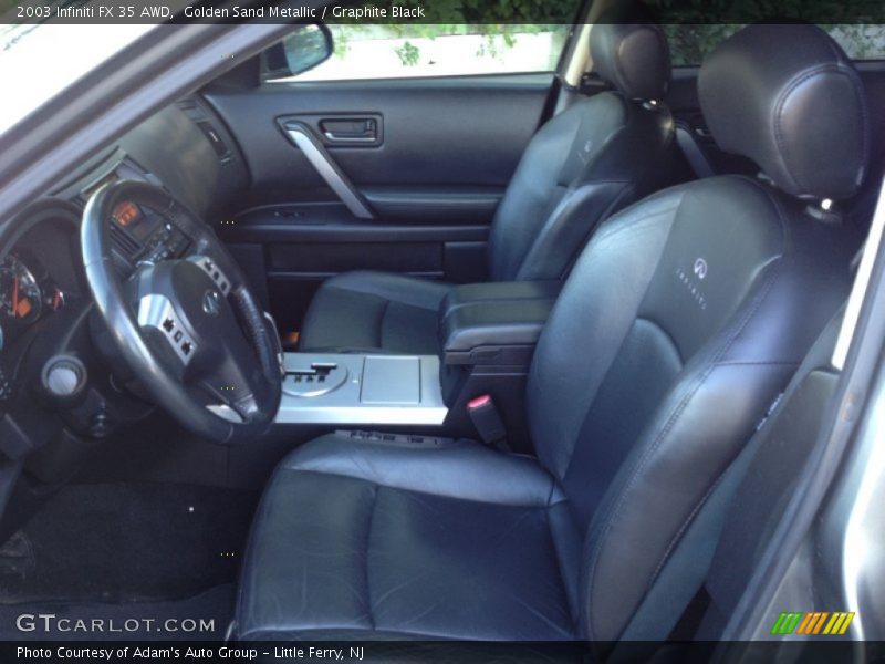 Golden Sand Metallic / Graphite Black 2003 Infiniti FX 35 AWD