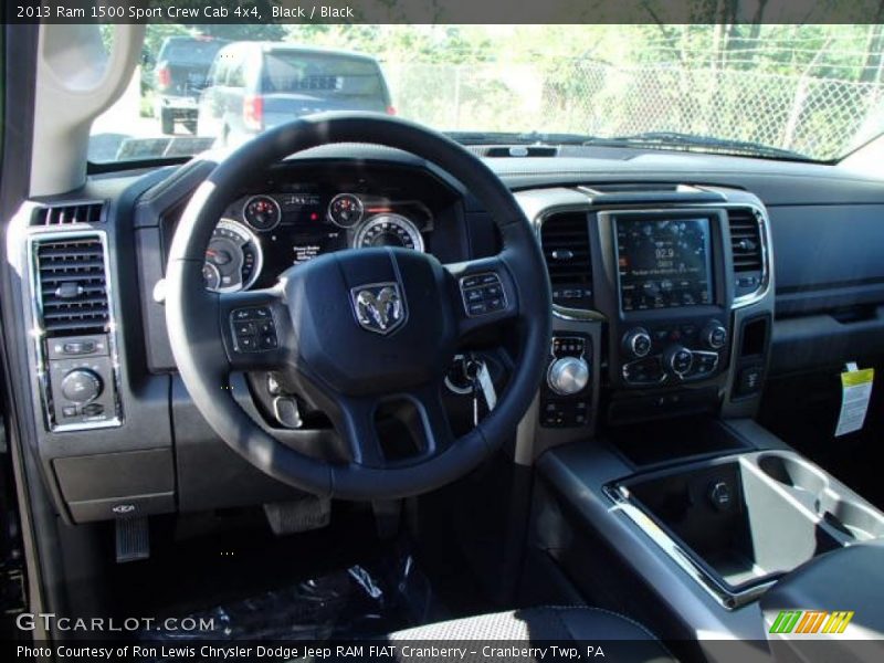 Black / Black 2013 Ram 1500 Sport Crew Cab 4x4