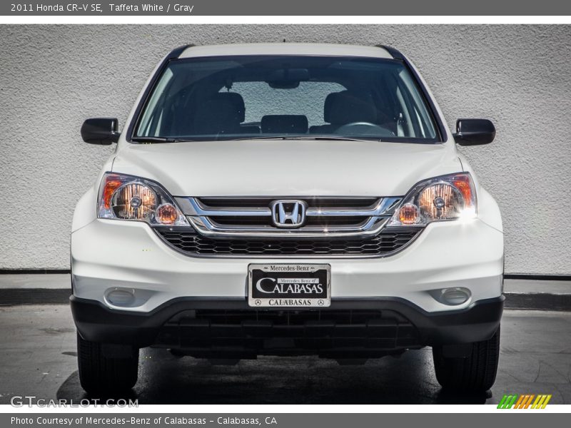 Taffeta White / Gray 2011 Honda CR-V SE
