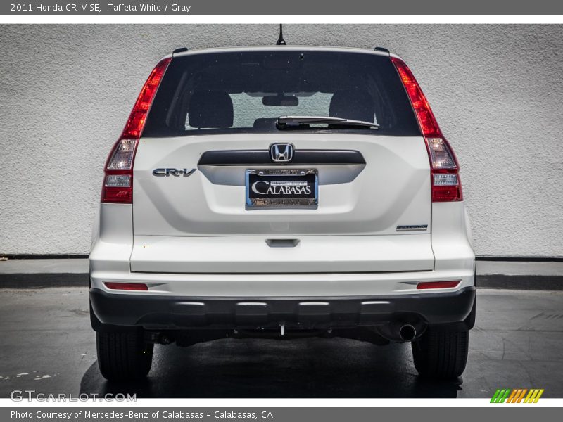 Taffeta White / Gray 2011 Honda CR-V SE