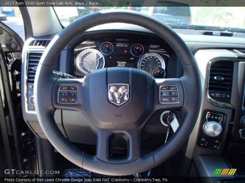 Black / Black 2013 Ram 1500 Sport Crew Cab 4x4