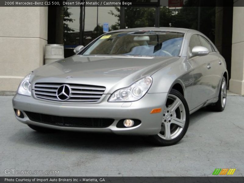 Desert Silver Metallic / Cashmere Beige 2006 Mercedes-Benz CLS 500