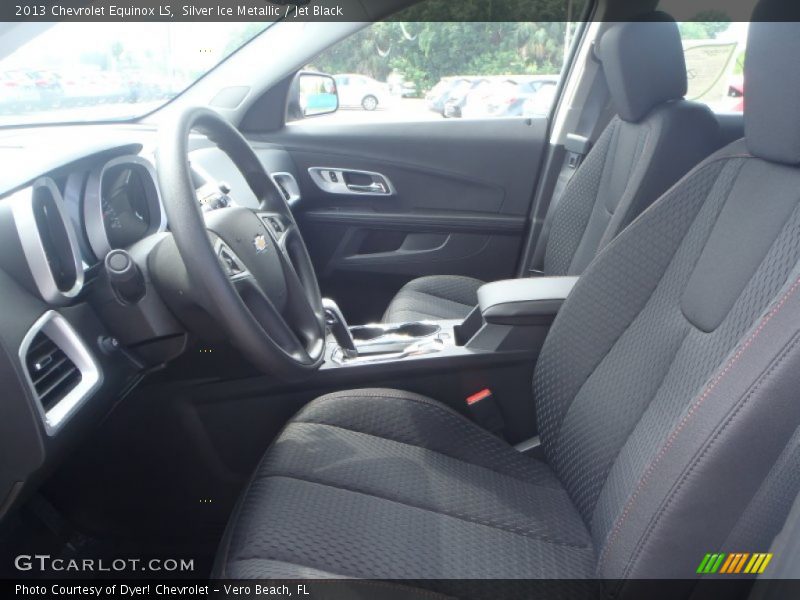 Silver Ice Metallic / Jet Black 2013 Chevrolet Equinox LS