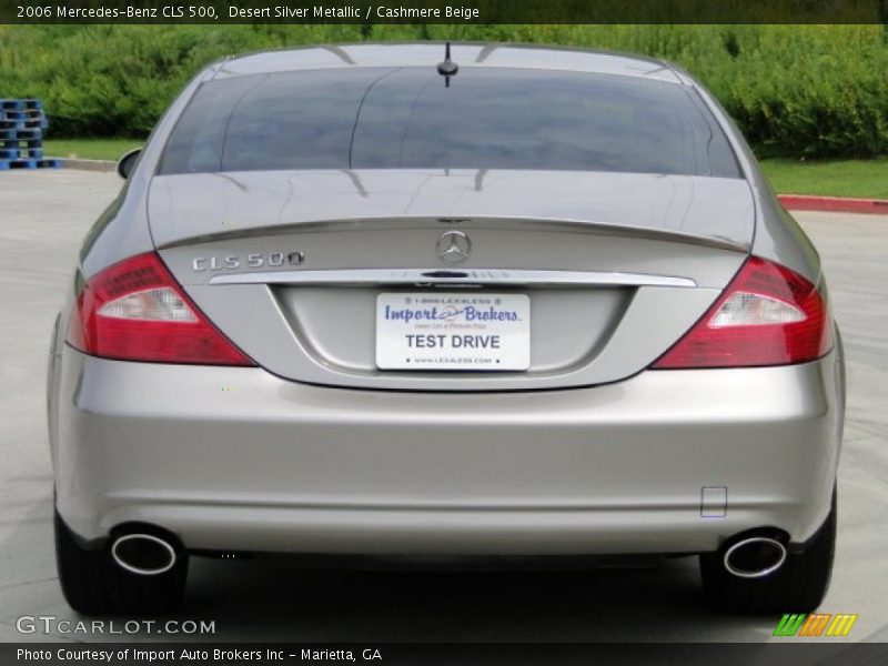 Desert Silver Metallic / Cashmere Beige 2006 Mercedes-Benz CLS 500