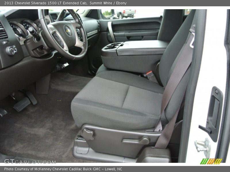 Summit White / Ebony 2013 Chevrolet Silverado 1500 LT Extended Cab