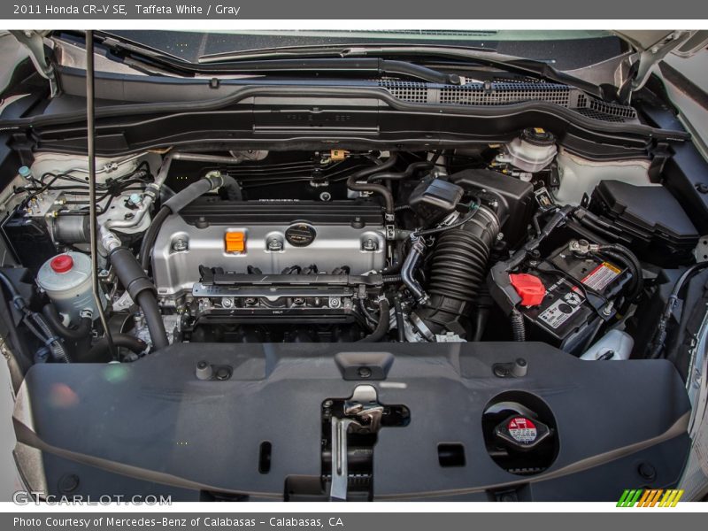 Taffeta White / Gray 2011 Honda CR-V SE