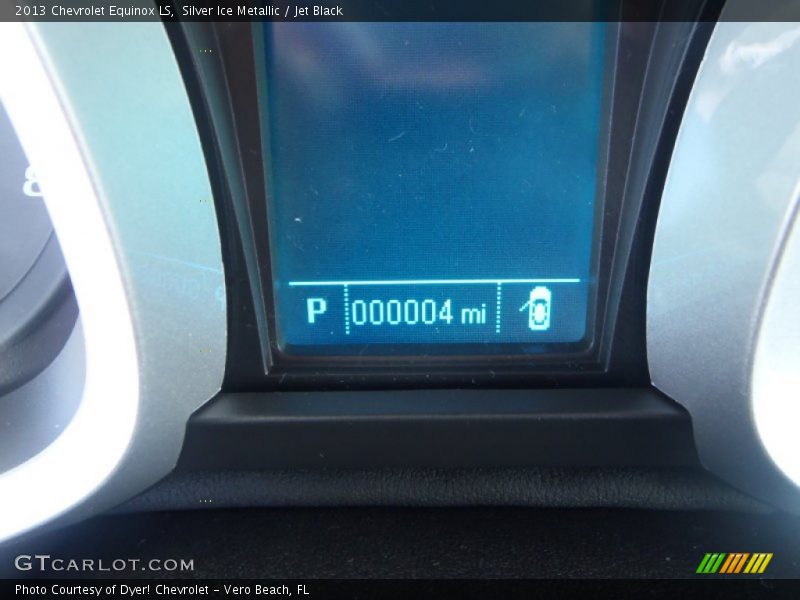 Silver Ice Metallic / Jet Black 2013 Chevrolet Equinox LS