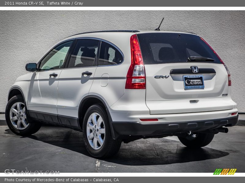 Taffeta White / Gray 2011 Honda CR-V SE