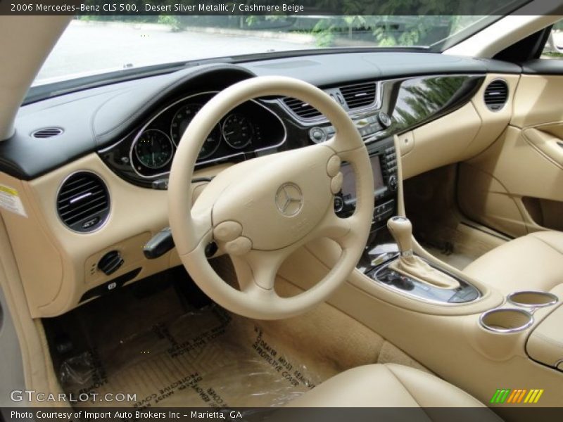 Desert Silver Metallic / Cashmere Beige 2006 Mercedes-Benz CLS 500