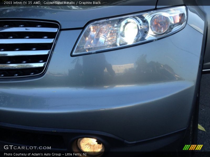 Golden Sand Metallic / Graphite Black 2003 Infiniti FX 35 AWD