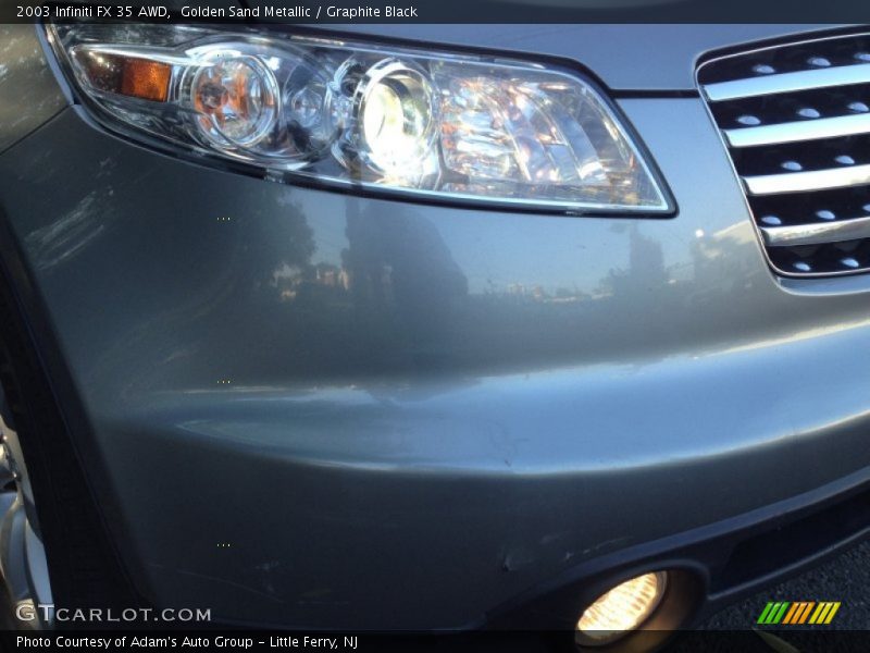 Golden Sand Metallic / Graphite Black 2003 Infiniti FX 35 AWD