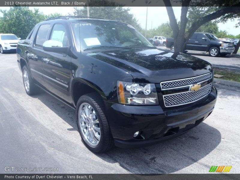 Black / Ebony 2013 Chevrolet Avalanche LTZ