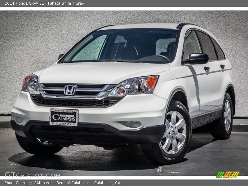 Taffeta White / Gray 2011 Honda CR-V SE