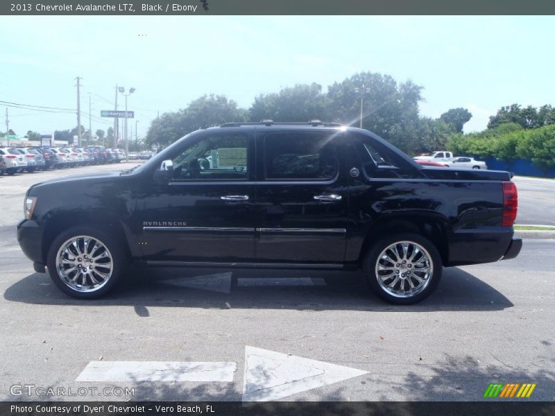 Black / Ebony 2013 Chevrolet Avalanche LTZ